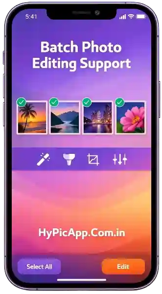 Suporta sa Pag-edit ng Larawan nang Maramihan